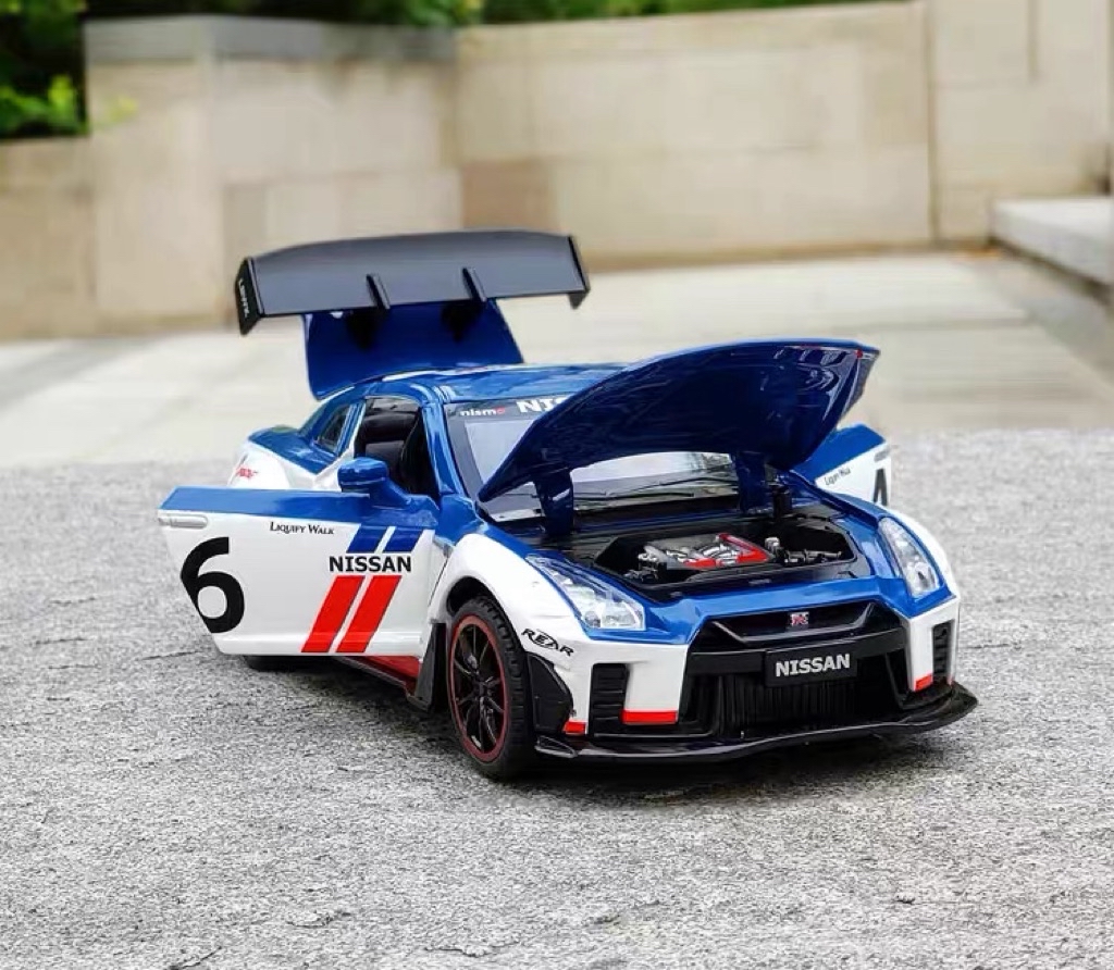 Hobby Diecast Nissan GTR R35 Model Kereta 1:22 Scale Alloy Diecast ...