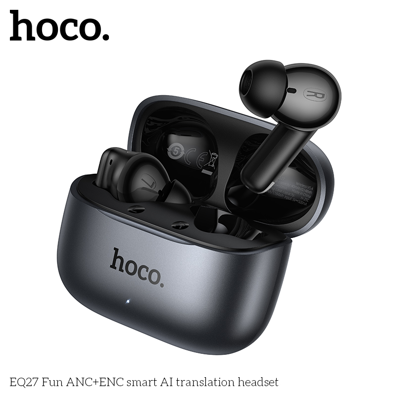 HOCO EQ27 ANC+ENC Noise Reduction Wireless Bluetooth Headset ...