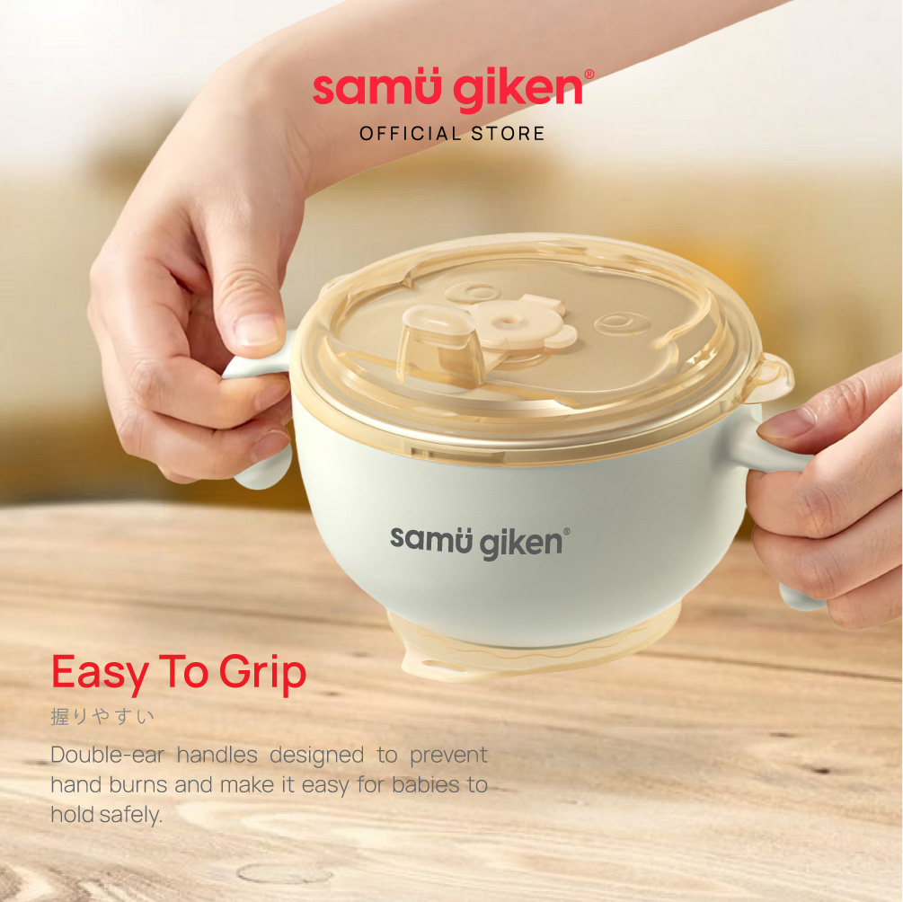 Samu Giken Cutlery & Bowl Set | Set Alat Makan & Mangkuk Bayi, Model:BC ...