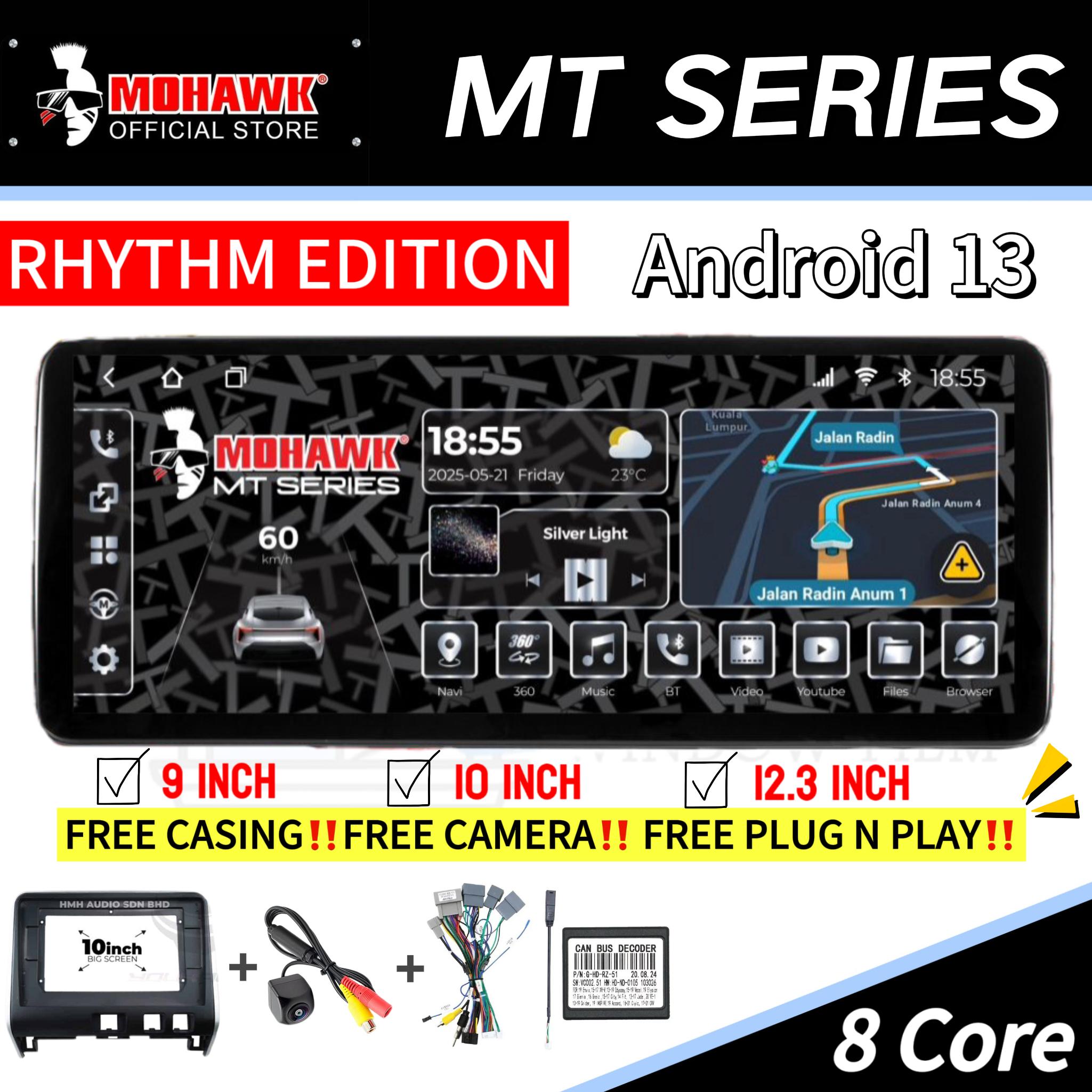 Mohawk MT Series 12.3inch / or Pulse Edition Car Android Player Plug n ...