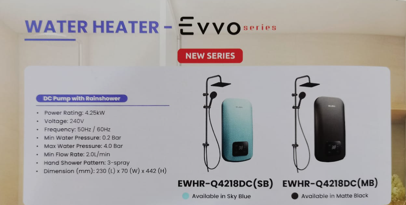 [INSTALLATION] ELBA EVVO Series DC Pump Instant Water Heater with ...