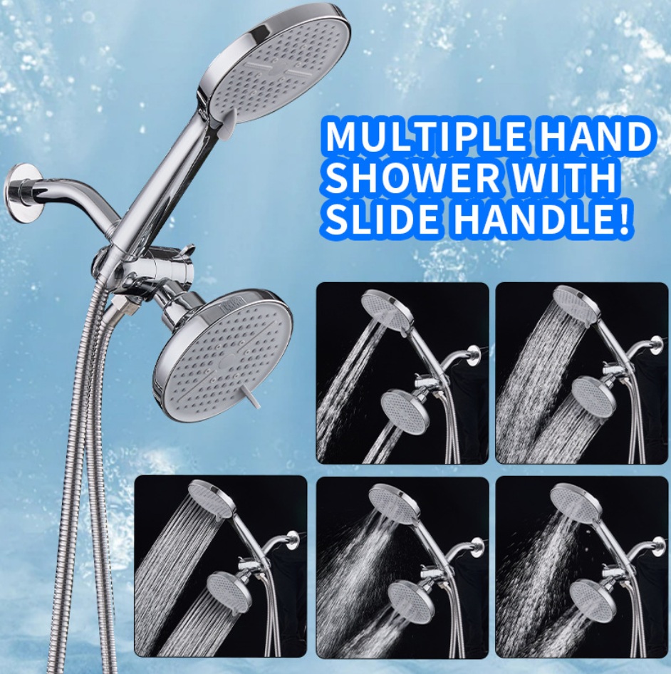 Multipurse 2 in 1 Shower Set Connecting To Exposed Water Heater Rain ...