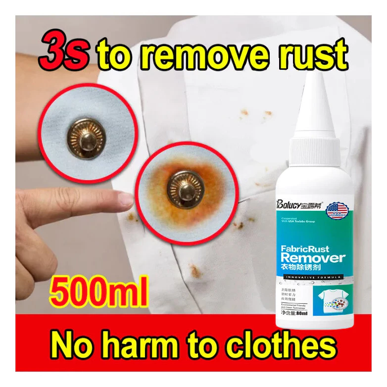 Clothing Rust Removal Spray | Fabric Rust Stain Cleaner | Embroidery ...