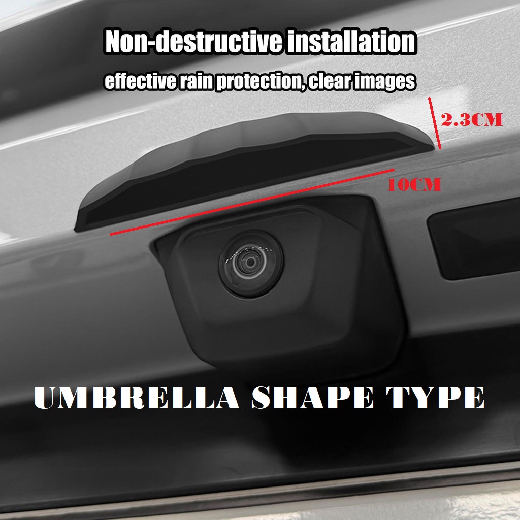 Car Reverse Camera Cover Rear View Parking Anti Rain Sun Visor Rain ...