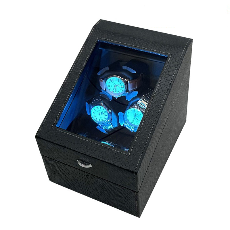 Watch Winder for Automatic Watches 3+3 Automatic Watch Winder with Blue ...