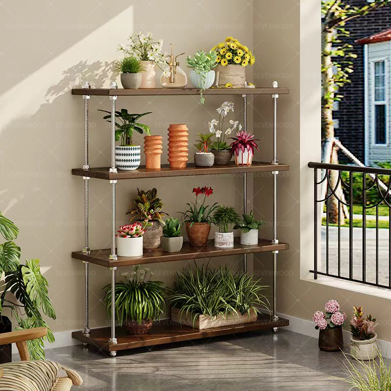 SEVENWOOD Kitchen Rack Spice Rack Table Stand Living Room Organizer 架子 ...