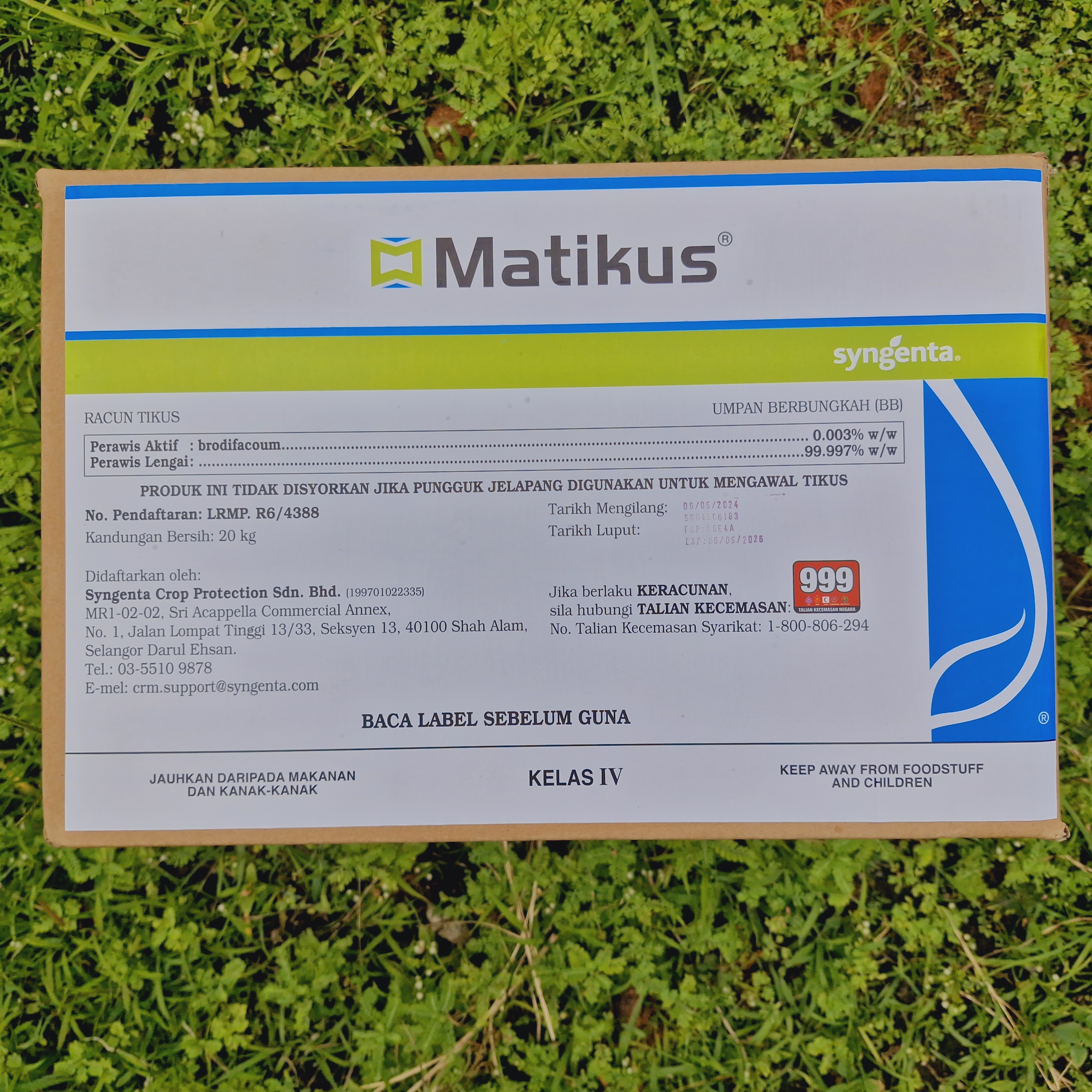 MATIKUS RACUN TIKUS pest control 20KG borong basmi tikus sawah gudang ...