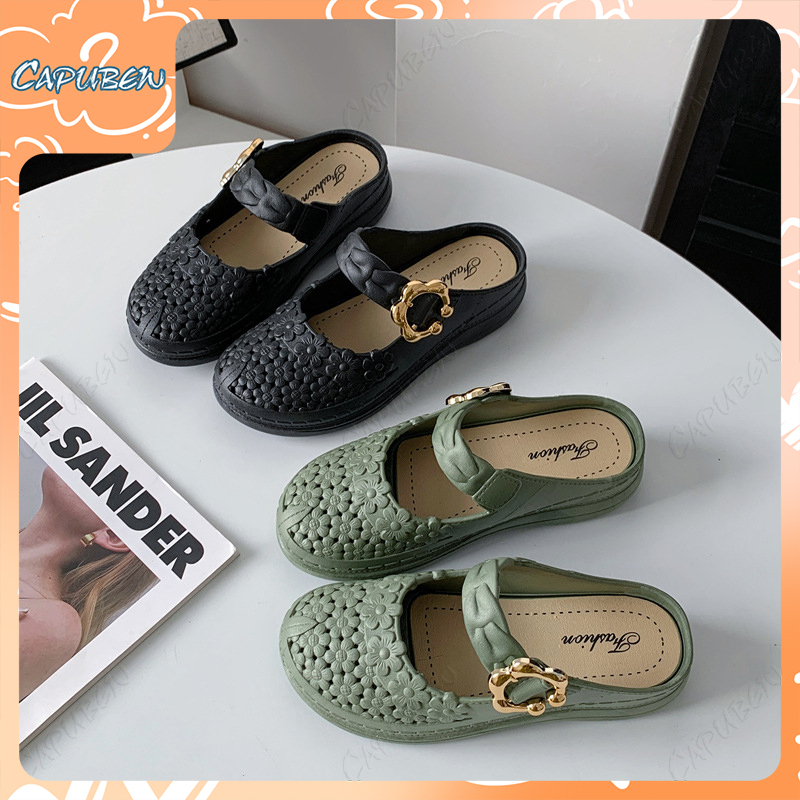 CAPUBEW Slippers for Women Korean Style Breathable Flexible Local ...