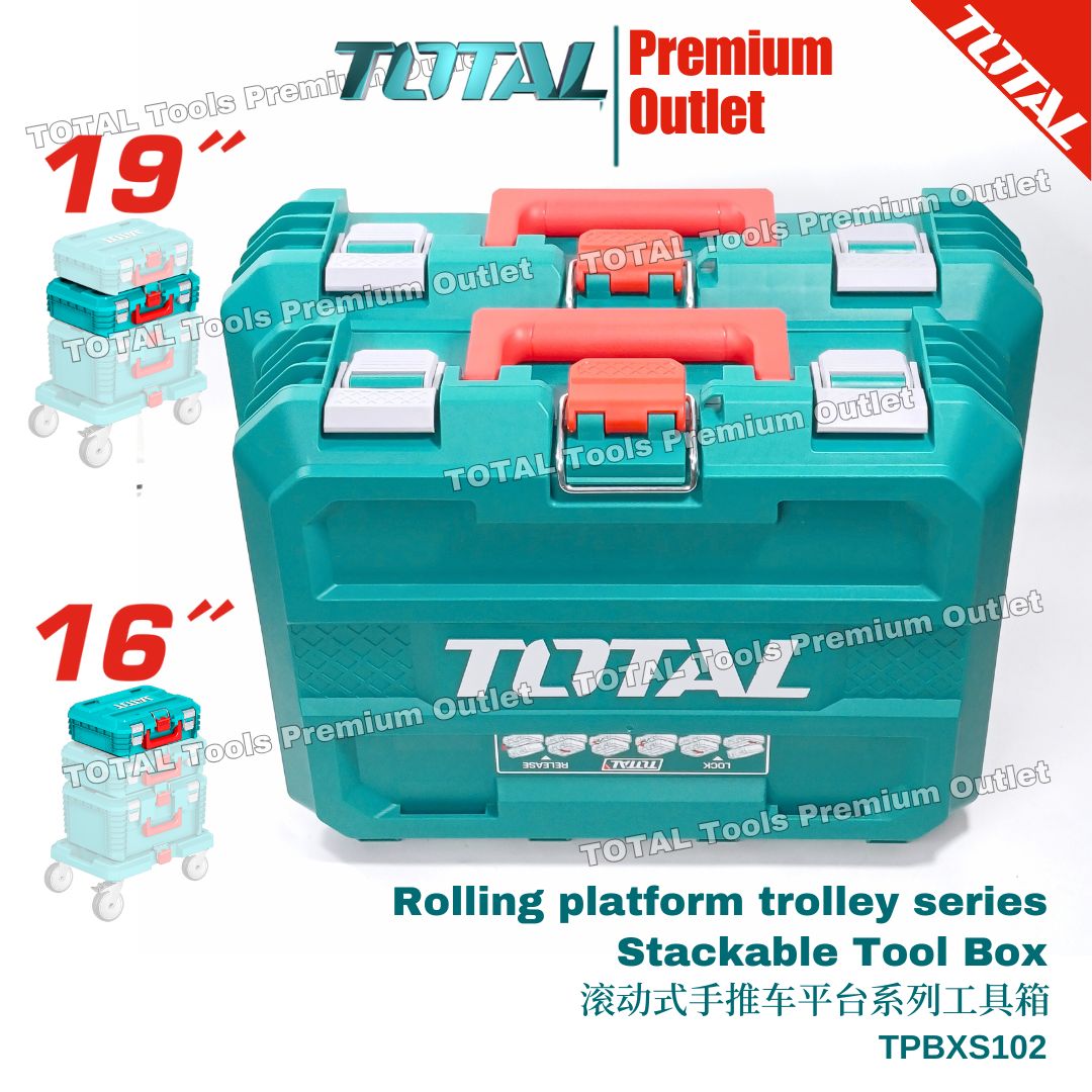 TOTAL Tools Stackable rolling tool box storage systems - THTWB61001 ...