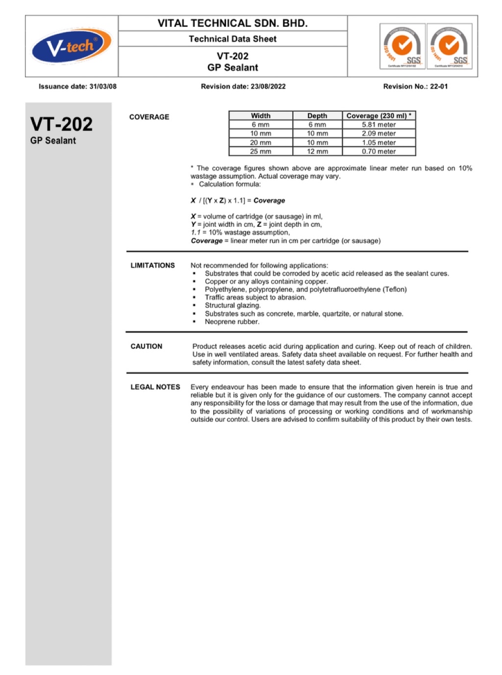 (24pcs) VT202 / VTech / V-Tech VT202 Silicon Sealant / (Clear/White ...