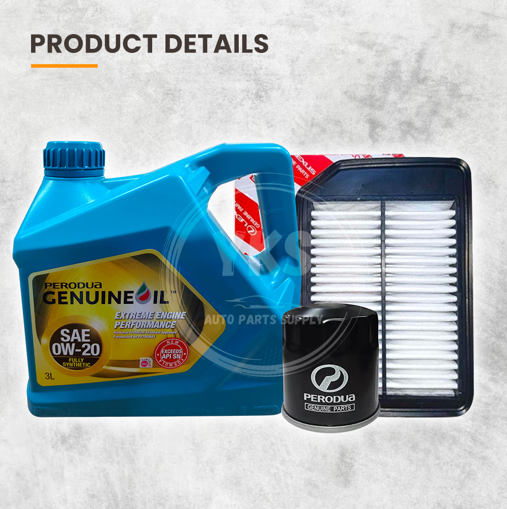 🔥🇲🇾sORI NEW🔥PERODUA FULLY SYNTHETIC 0W20 3L ENGINE OIL FOR PERODUA AXIA ...