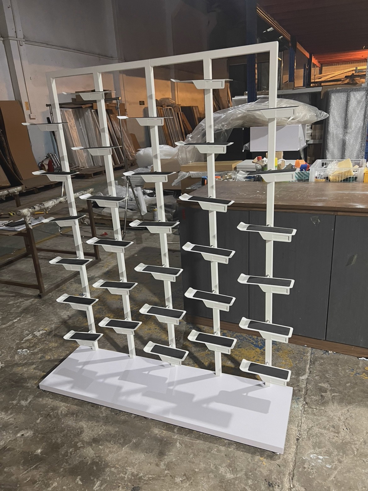Shoes Display Rack Rak Kasut Sports Single / Double Sided Rak Paparan ...