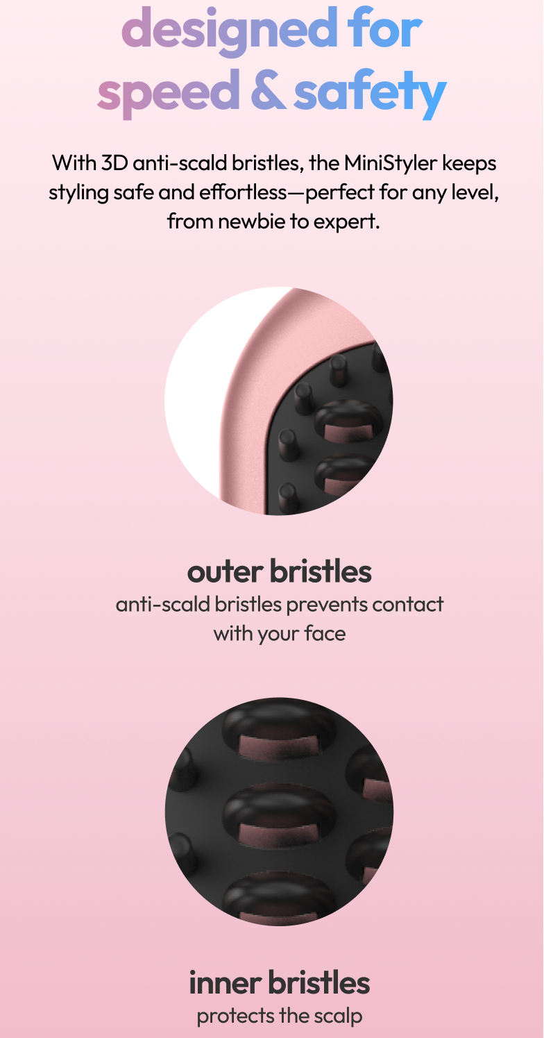 Stryv MiniStyler | Wireless Heated Comb | Anti-Frizz | Compact ...