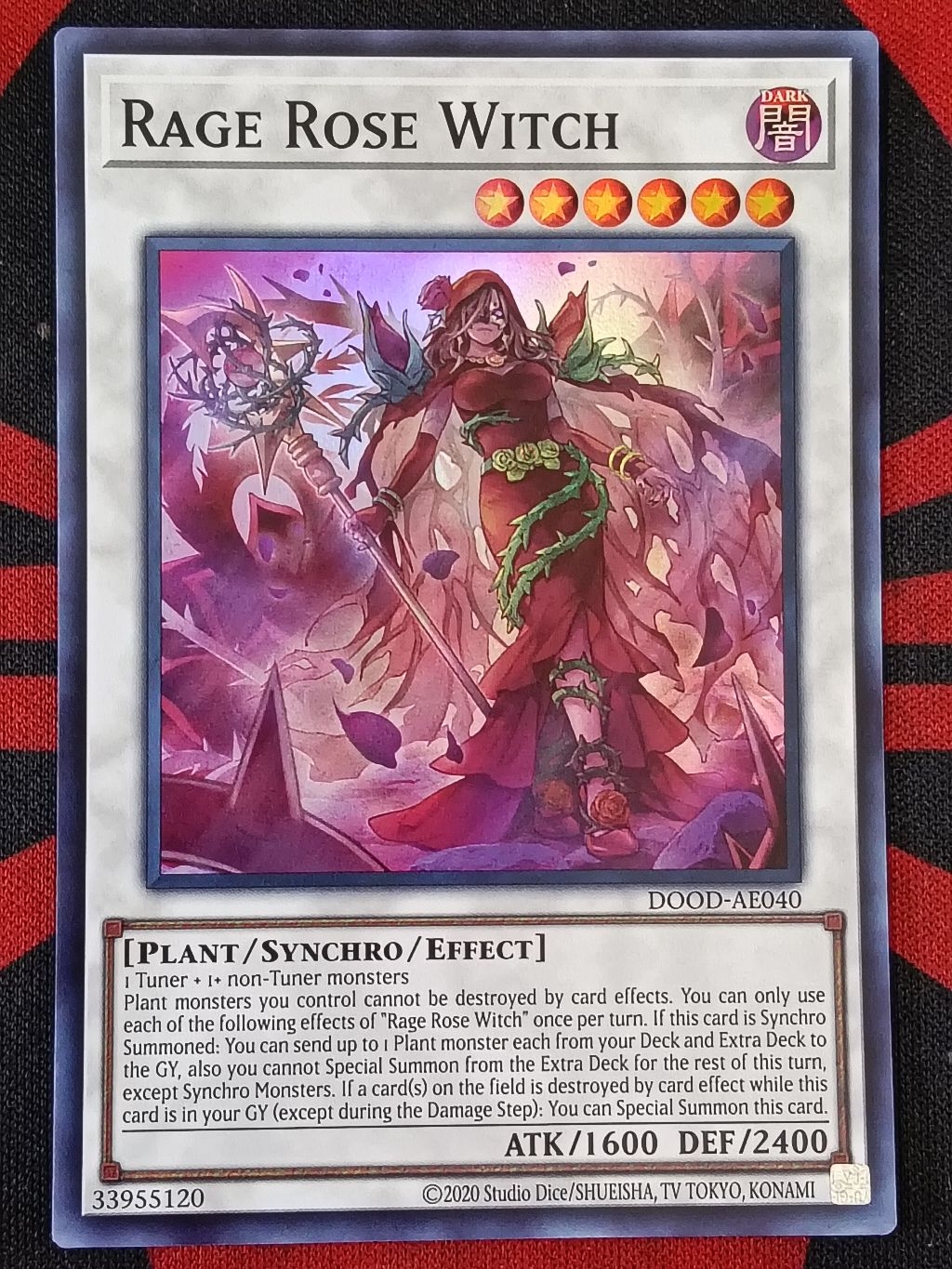 YUGIOH KONAMI DOOD-AE040 Rage Rose Witch (SR) | Shopee Malaysia