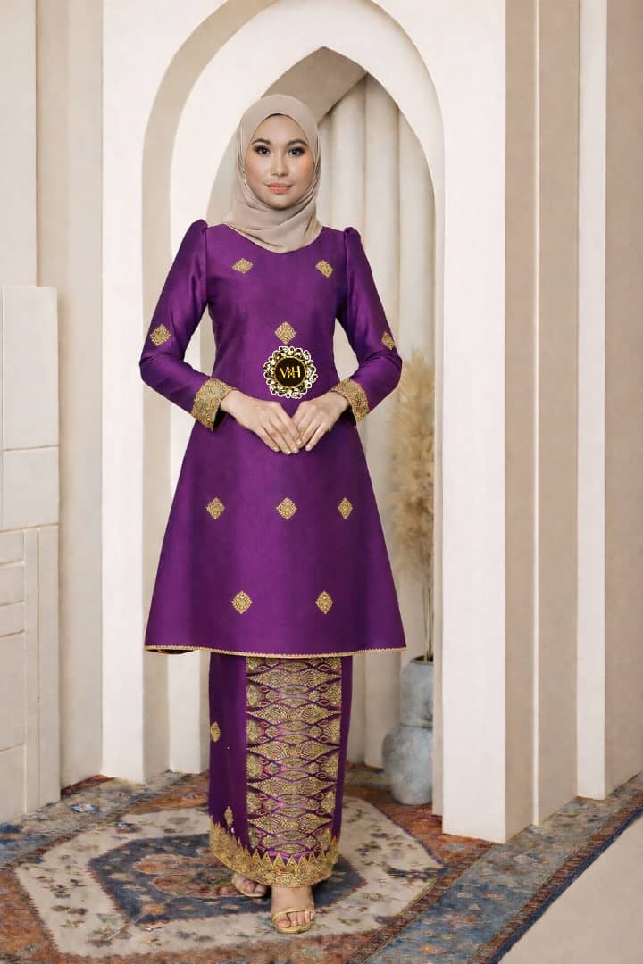 Baju Kurung Anna bunga tabur ...