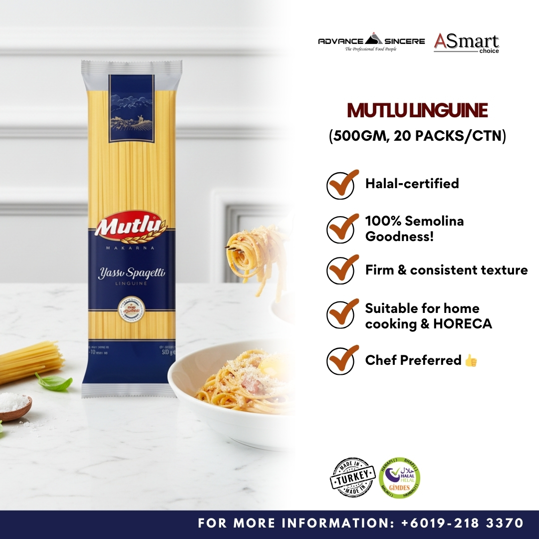 Mutlu Linguine Pasta (500gm) - Advance Sincere | Halal | Shopee Malaysia