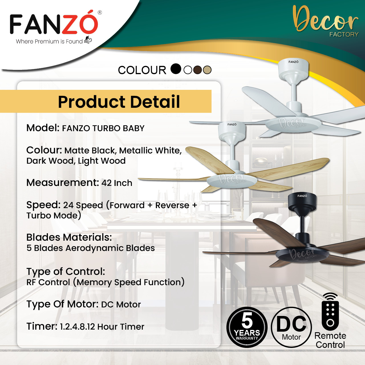 DEKA Fan DEKA F5DC BABY Pro FANZO Fan FANZO CHAMPION PRIMO TURBO HUNTER ...