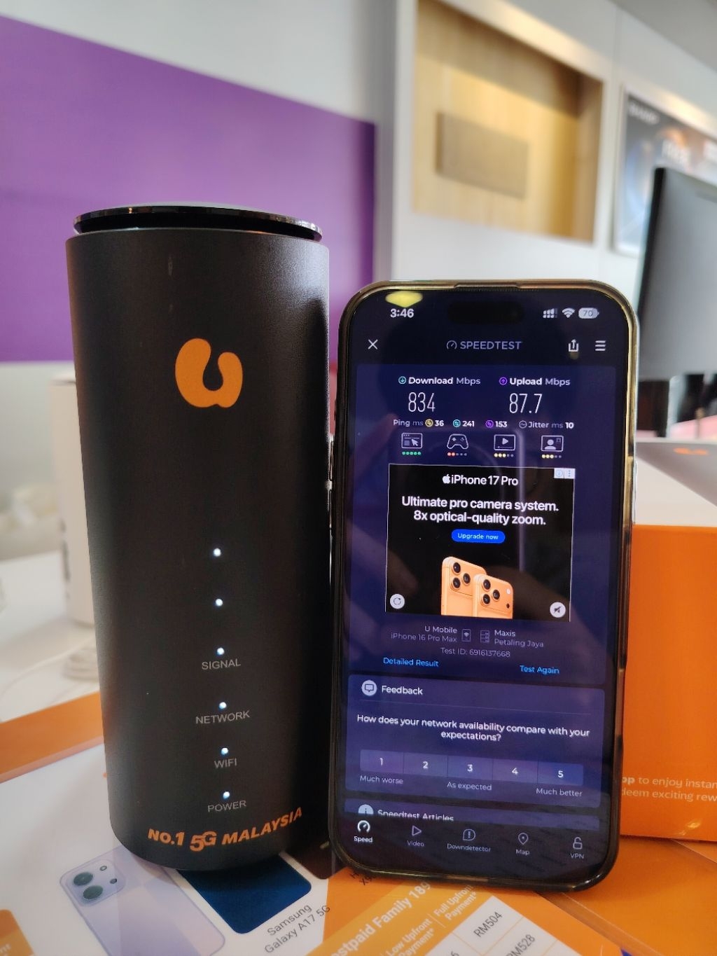 Uhome 5G FREE ROUTER UMobile WiFi UMobile Home WiFi 2 Years Contract 