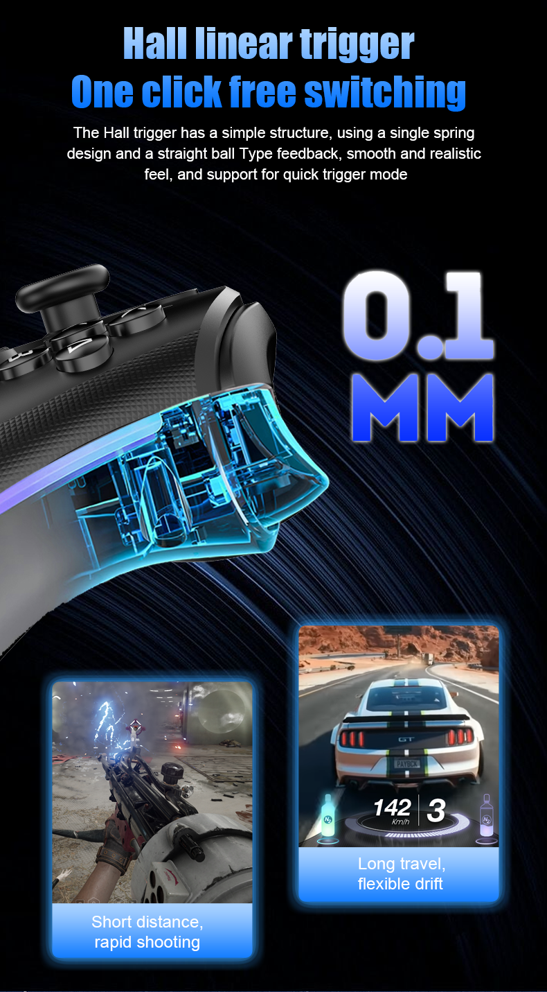 Permainan Kontroler P5 Bluetooth Wireless Gaming Controller Gamepad ...