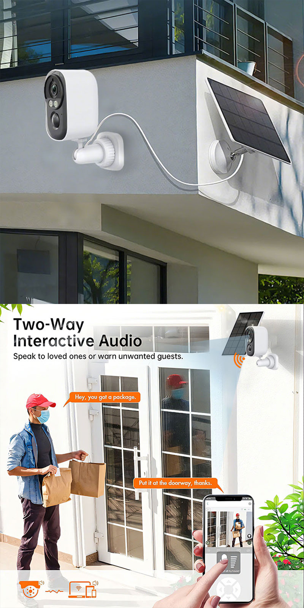 🔥NEW🔥 Eseecloud BUY 1 TAKE 1 8MP 4K HD WiFi Solar Battery Powered CCTV ...