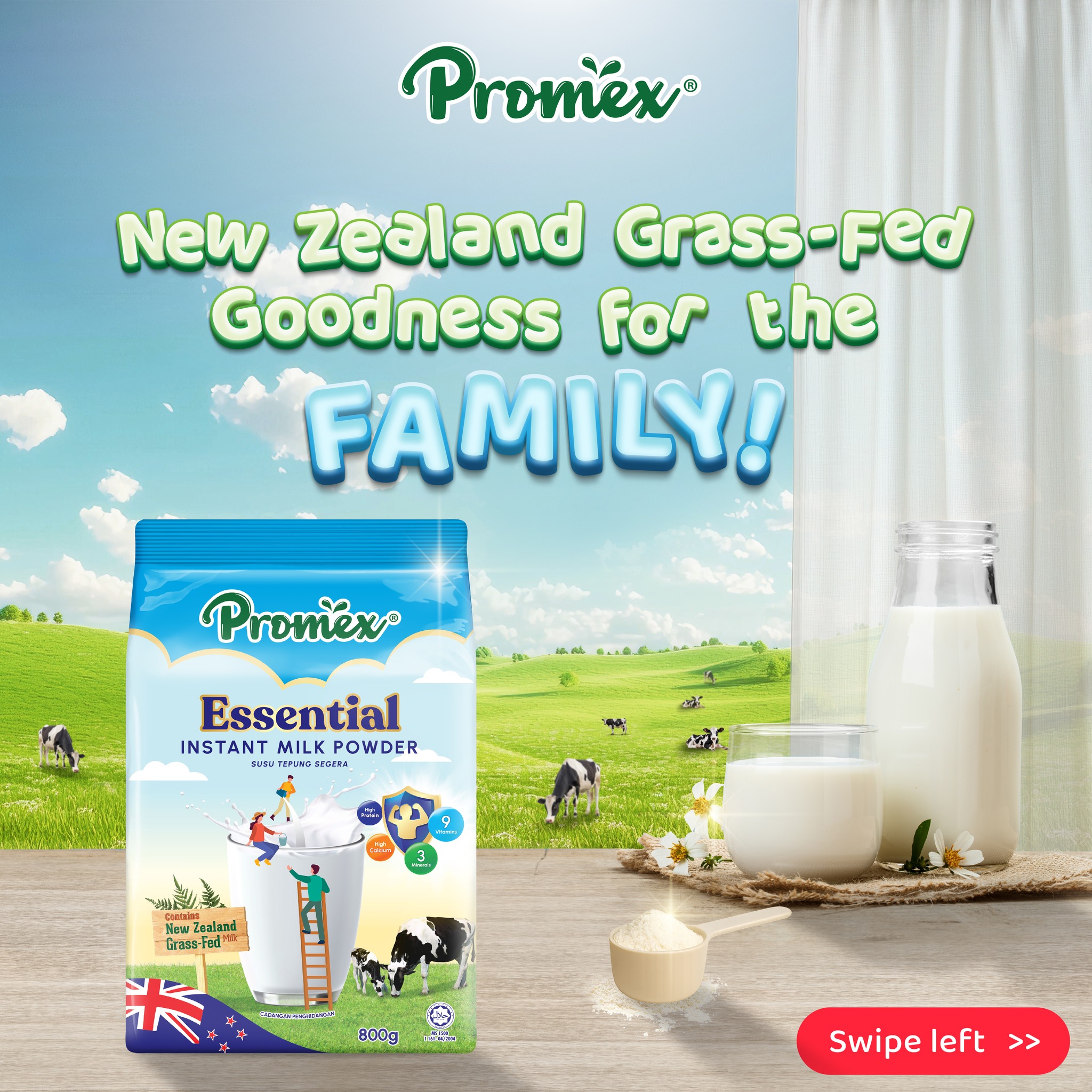 Promex Essential Milk Powder 800g | Shopee Malaysia