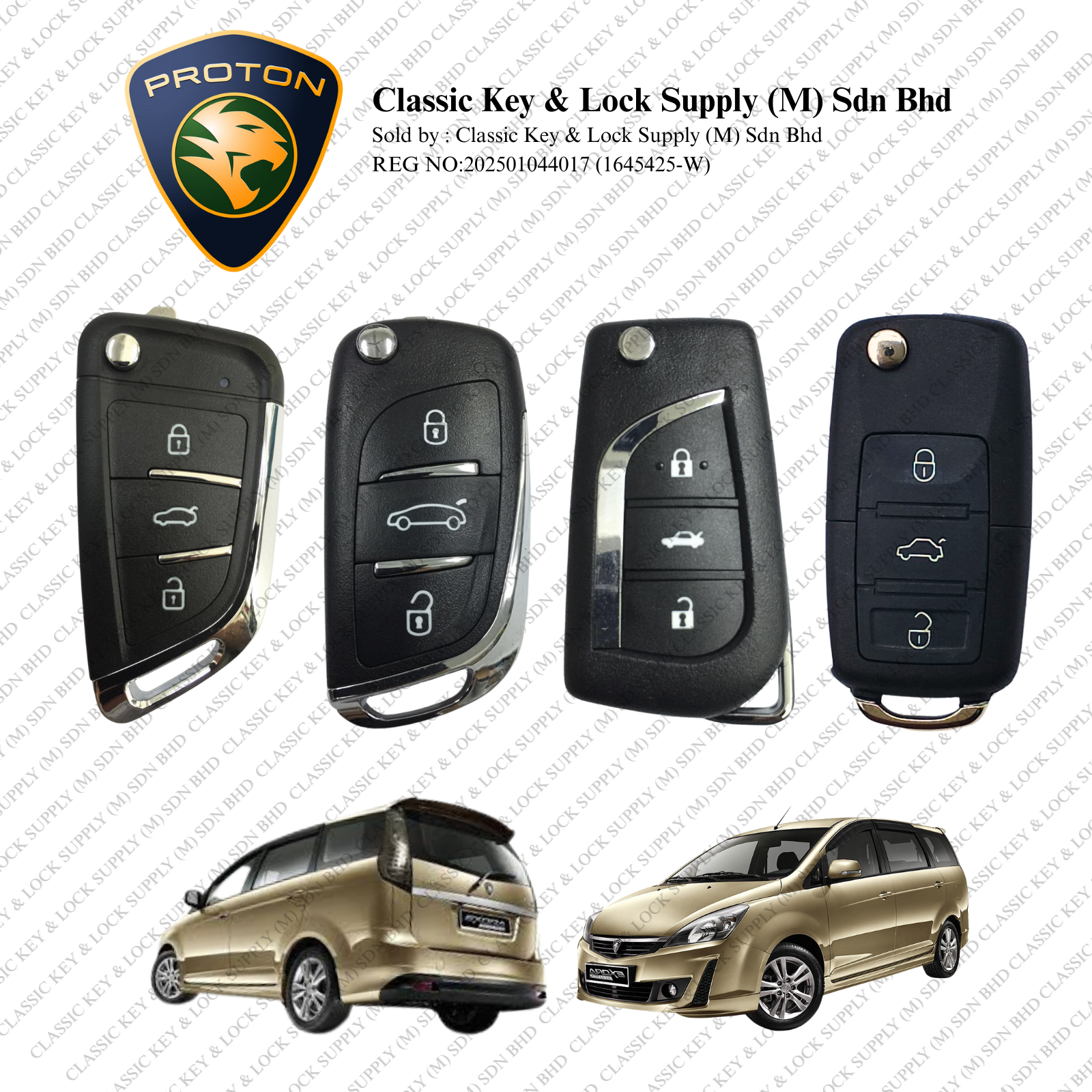 Proton Exora Flip Key Remote New Design ( 2009-2024) | Shopee Malaysia