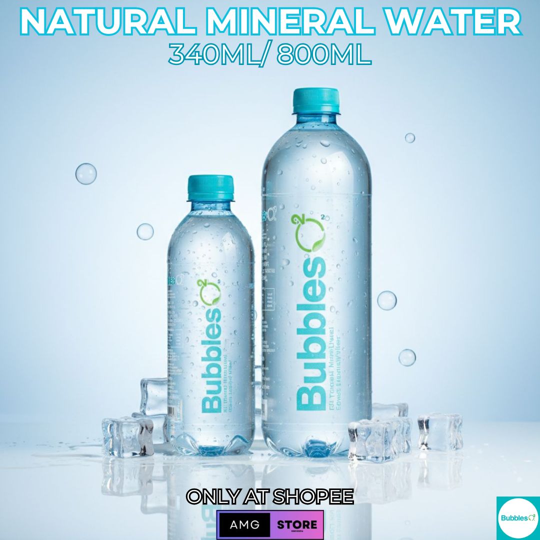 AIR MINERAL BEROKSIGEN SEMULAJADI/ OXYGENATED MINERAL WATER / BUBBLES ...