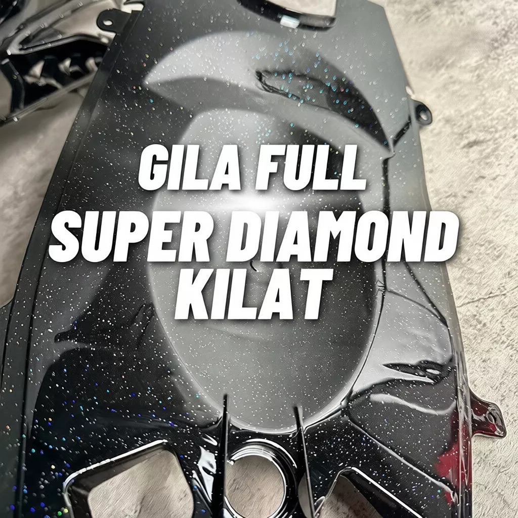 YAMAHA Y15ZR Y16ZR LC135 FULL SET INNER KILAT DIAMOND SPARK INNER BLACK ...