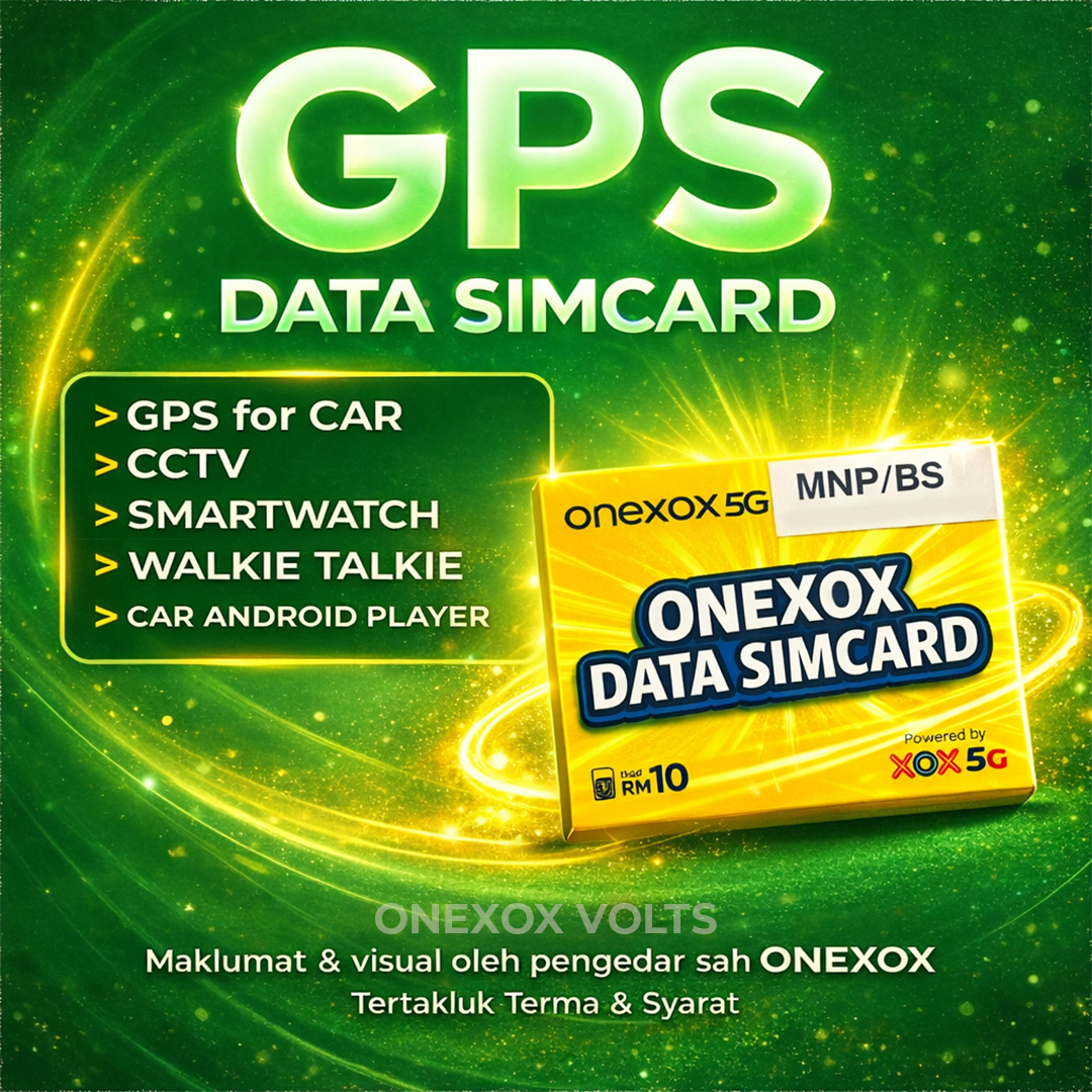 GPS Tracker 2G 4G 5G ONEXOX Simcard for Car Lorry (Monthly Data) High ...