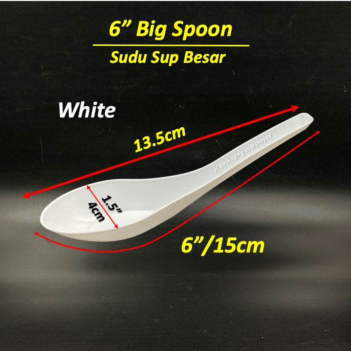 Sudu Besar Plastik Sup Big Spoon 6