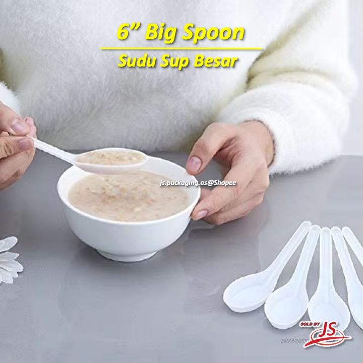 Sudu Besar Plastik Sup Big Spoon 6
