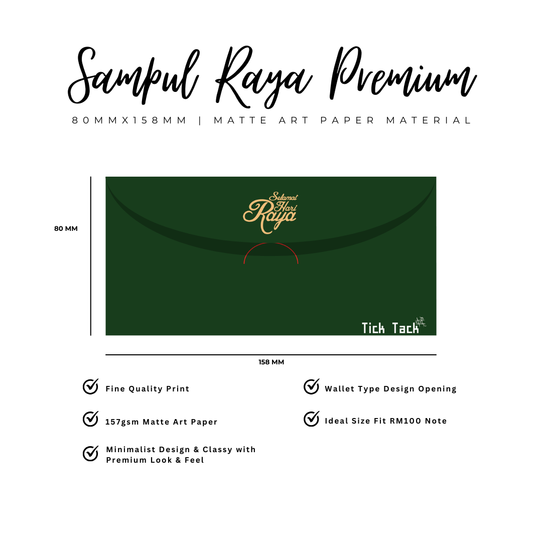 Klasik Songket Sampul Raya Premium (Raya 2026) | Shopee Malaysia