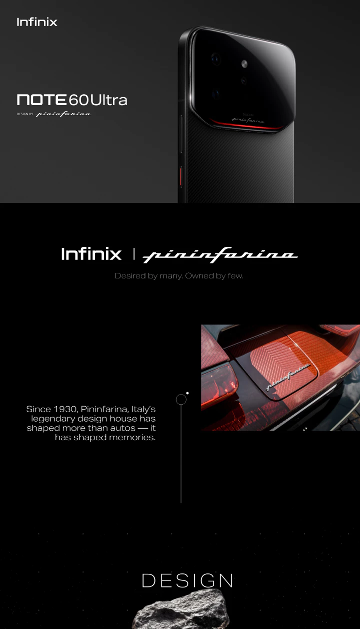 [Pre-Order] Infinix Note 60 Ultra 5G Dual SIM, 512GB Memory, 12GB RAM Phone (Global Version) 1