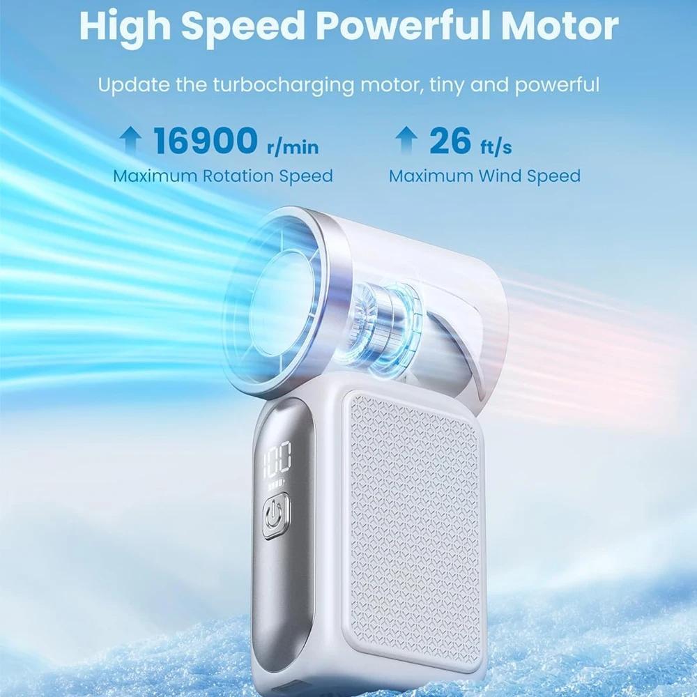 Yoromi X688 Mini Handheld Fan 3000mAh USB Rechargeable Portable Pocket ...