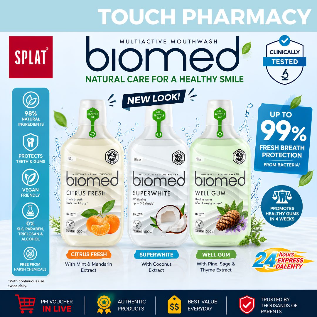 (Hot Item Ongoing) SPLAT Biomed Natural Mouthwash Citrus Fresh ...