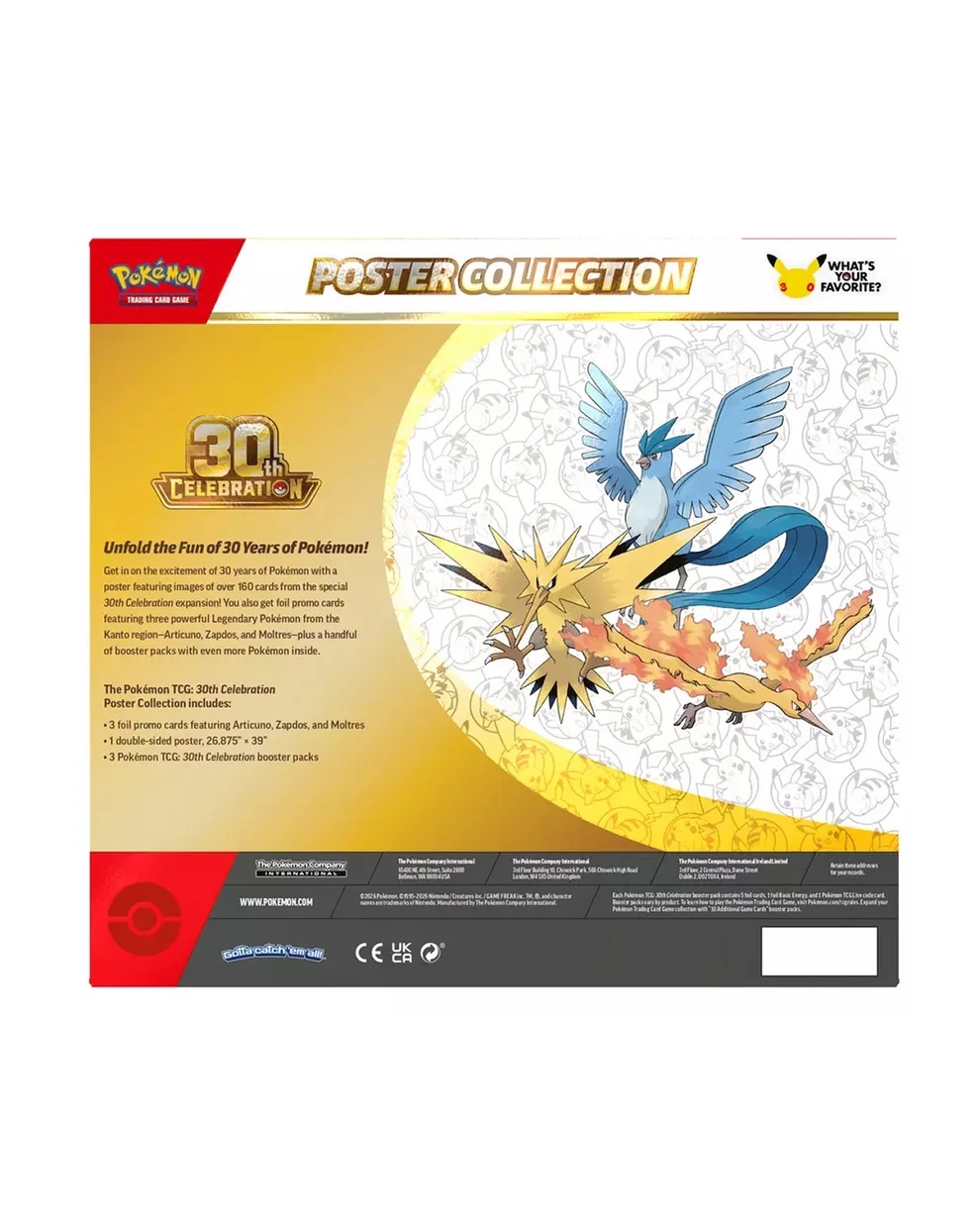 【100% Authentic | MY Ready Stock | Same Day Delivery】Pokemon TCG : 30th ...