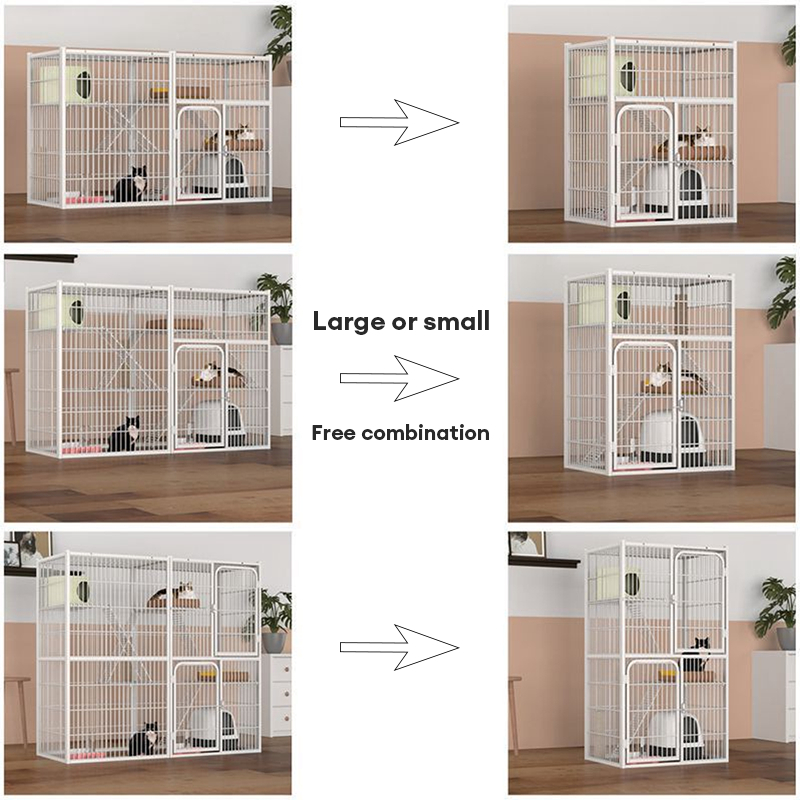 Sangkar Kucing Besar Cat Cage 4 Level Pet Cage Cat House Indoor Cat ...