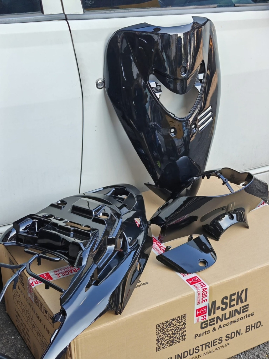 suzuki VS125 VS150 coverset body Hitam Solid / Black | Shopee Malaysia
