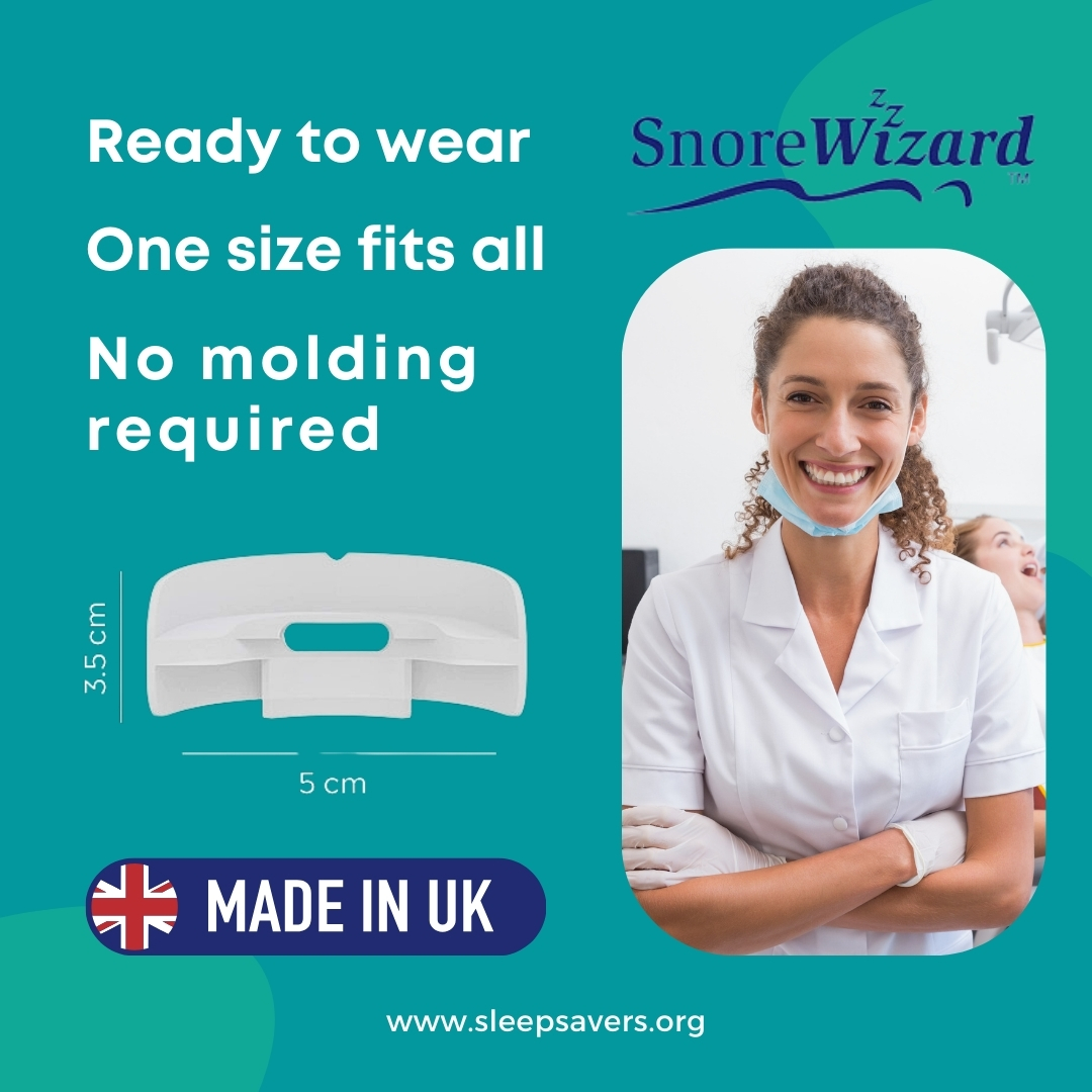 🇬🇧 UK Snore Wizard Anti Snoring Mouthpiece | Sleep Snore Night Mouth ...