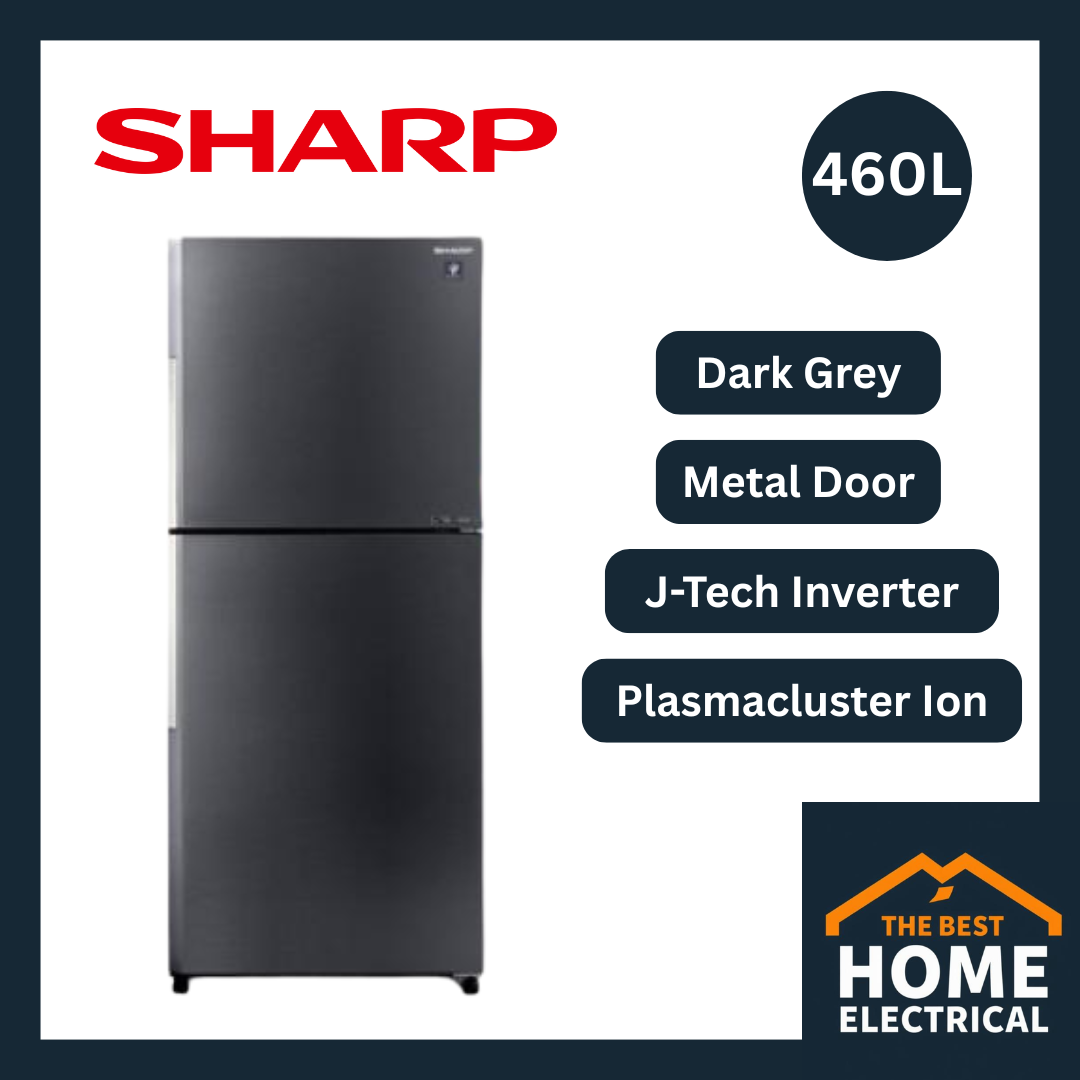 Sharp 2-Door Inverter Refrigerator with Plasmacluster Ion Technology ...