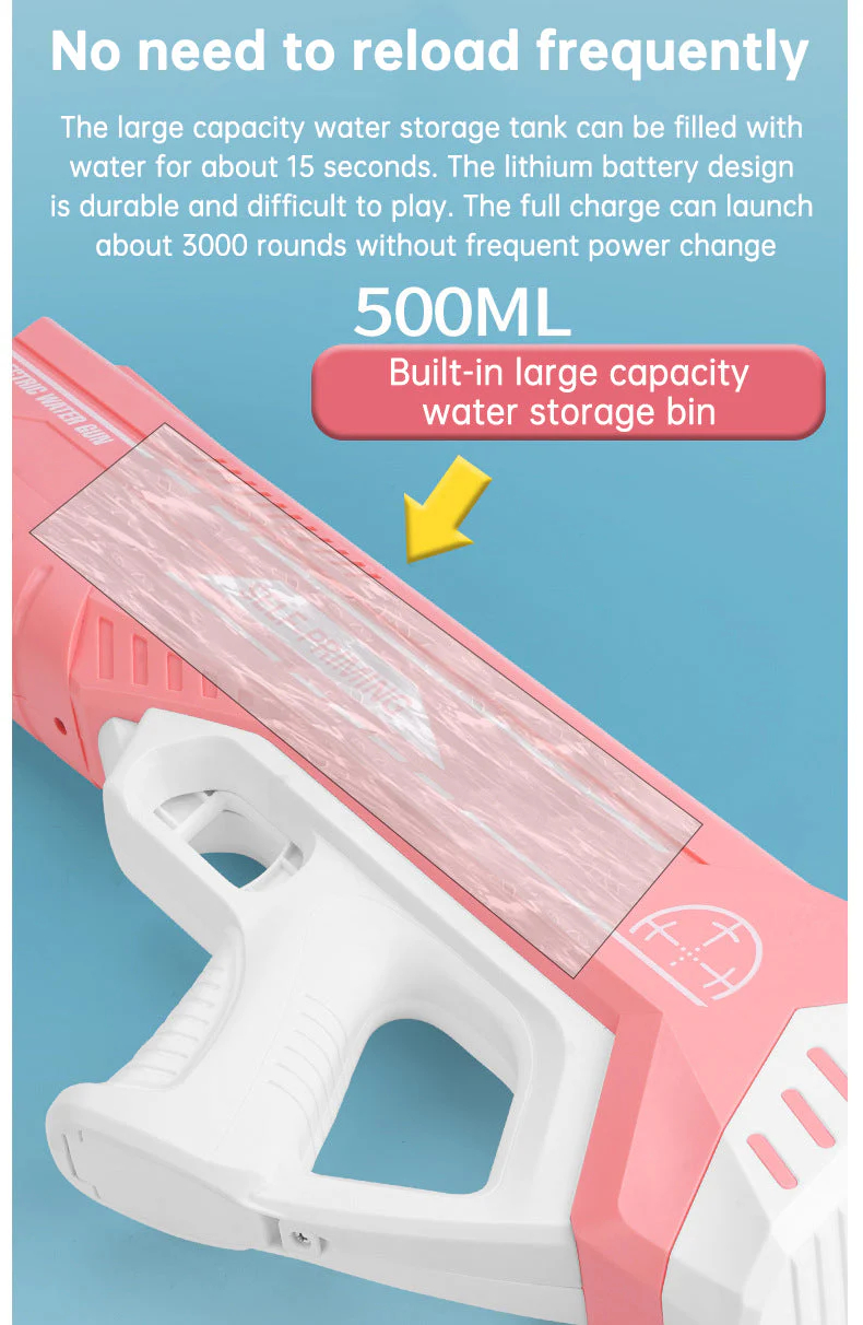 Long Distance Range Electric Water Gun Accurate Spraying for Teenagers ...