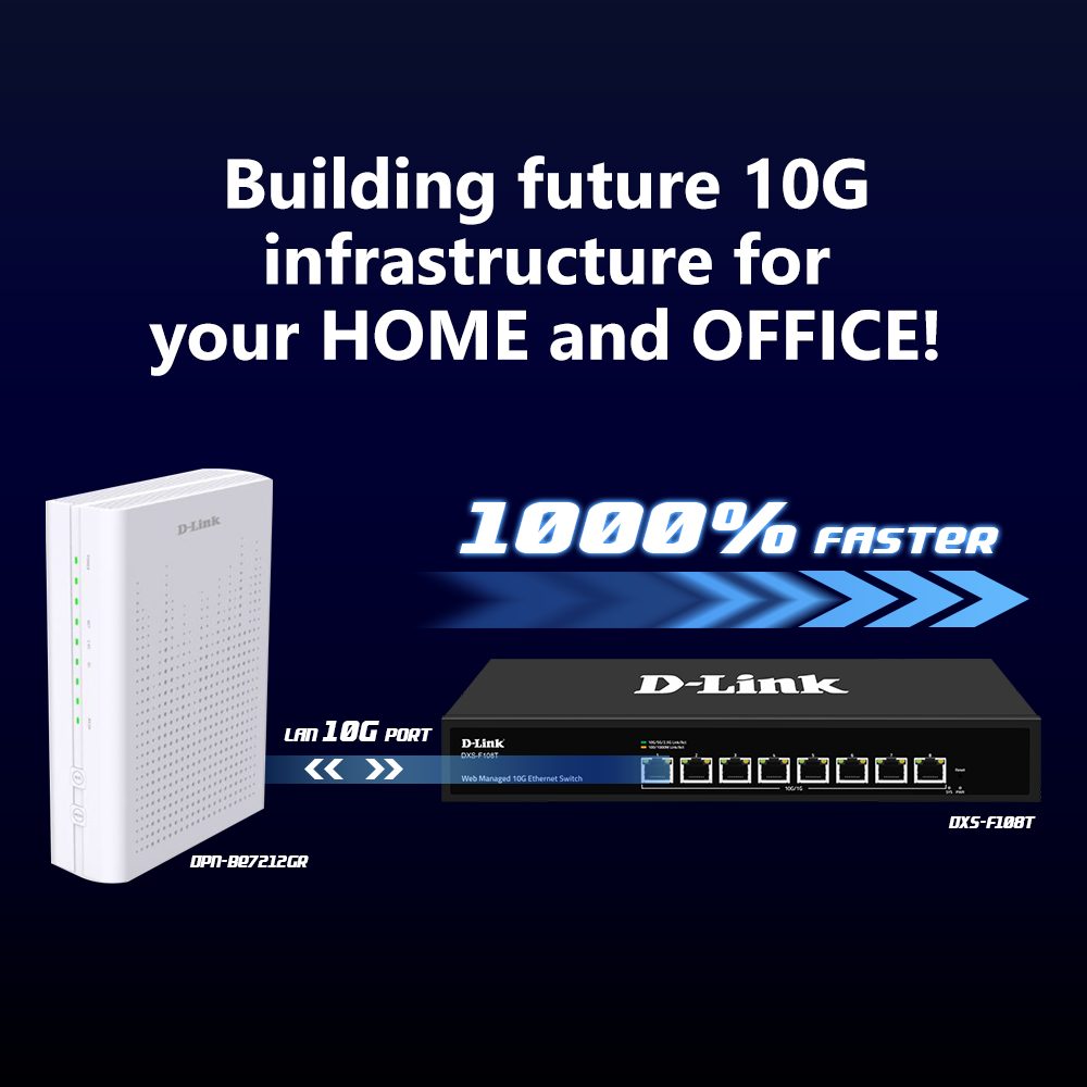 D-Link DXS-F108T 8-port 10G Web Management Switch/DMS-F106TS & DMS ...