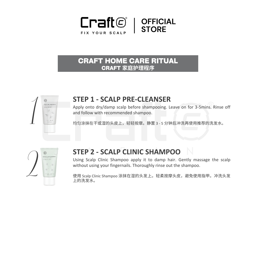 Craft Travel Kit (Scalp Clinic) (50ml + 50ml) | Shopee Malaysia