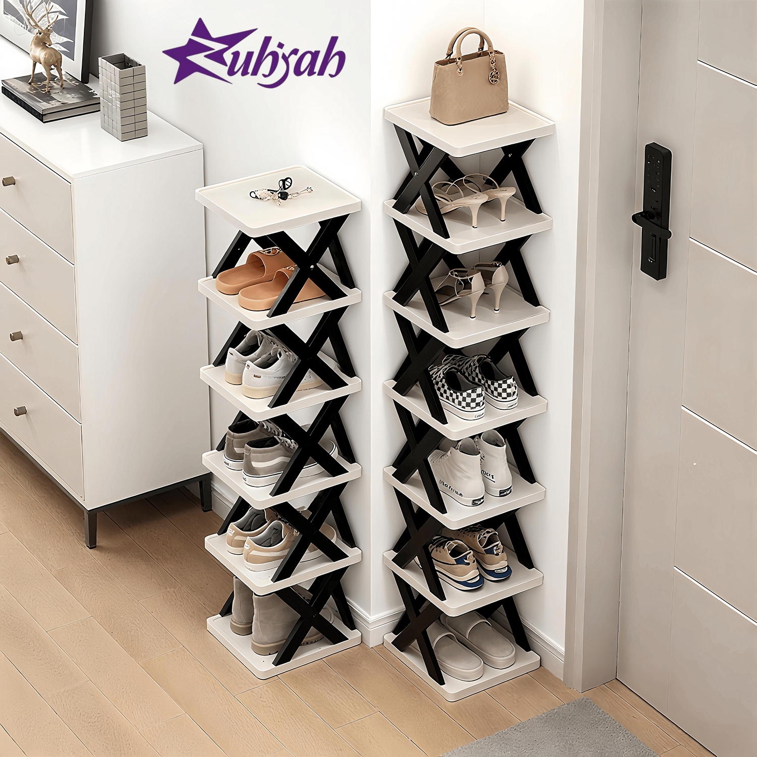 ZL rak kasut bertingkat- rak kasut luar rumah Rack Plastic Simple Shoe ...