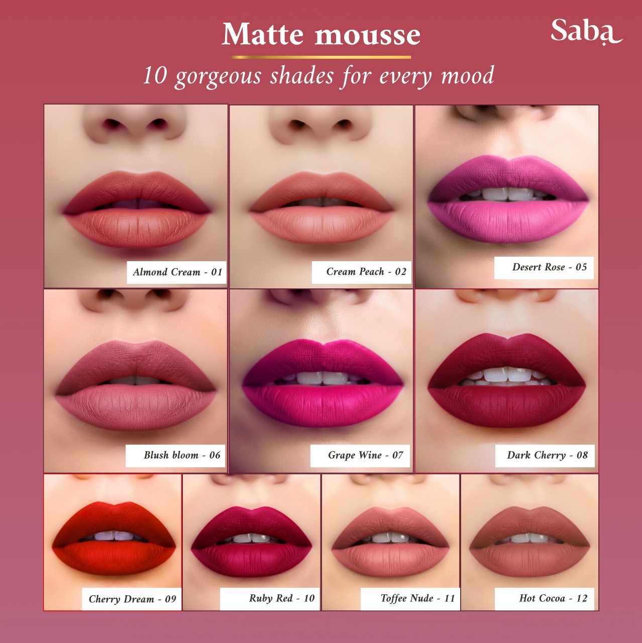 Saba Halal Matte Liquid Lipstick - Ruby Red | Mesra Wuduk, Sah Solat ...