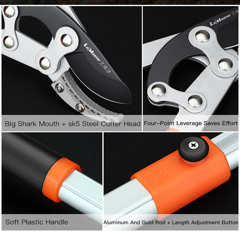 Tree Cutter Telescopic Branch Gunting Pokok Garden Pruning Shears ...