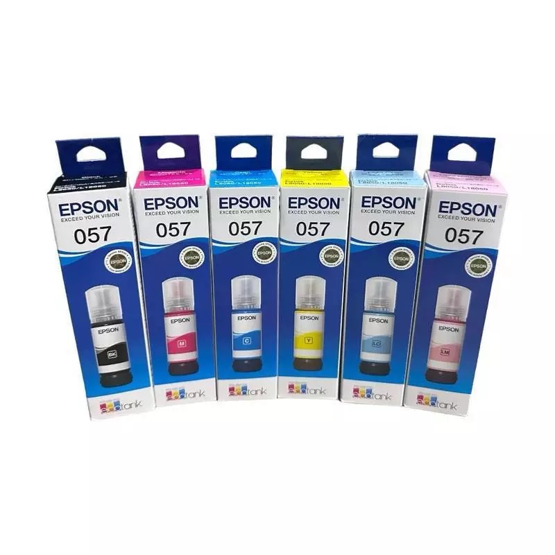 Epson 057 ink BOX for L8050 L18050 L8100 Printer(Black/Cyan/Magenta ...