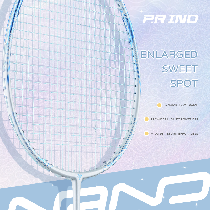 【P.R IND】METEORX 20 Offensive Lightweight Badminton Racket - Balanced ...