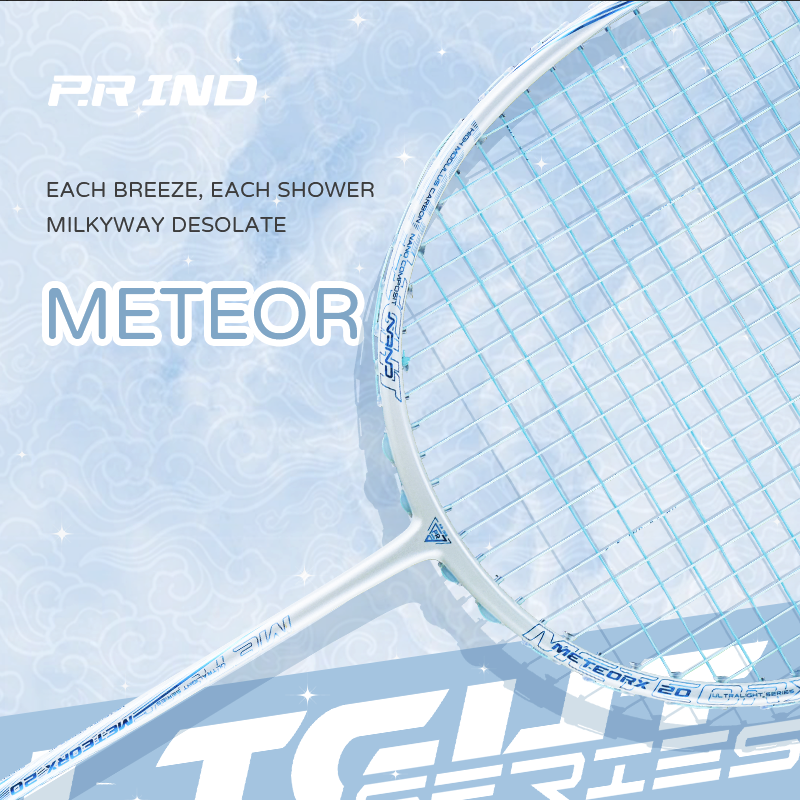 【P.R IND】METEORX 20 Offensive Lightweight Badminton Racket - Balanced ...