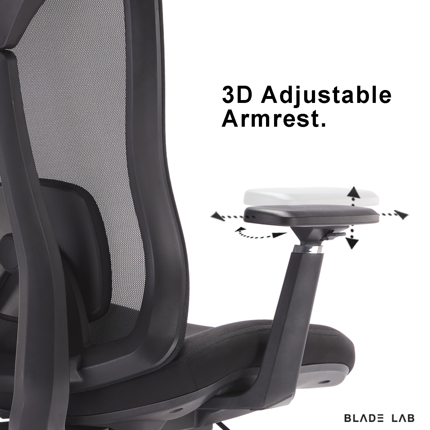 BLADE LAB Lab14 Ergonomic Adjustable Mesh Office Chair | Shopee Malaysia